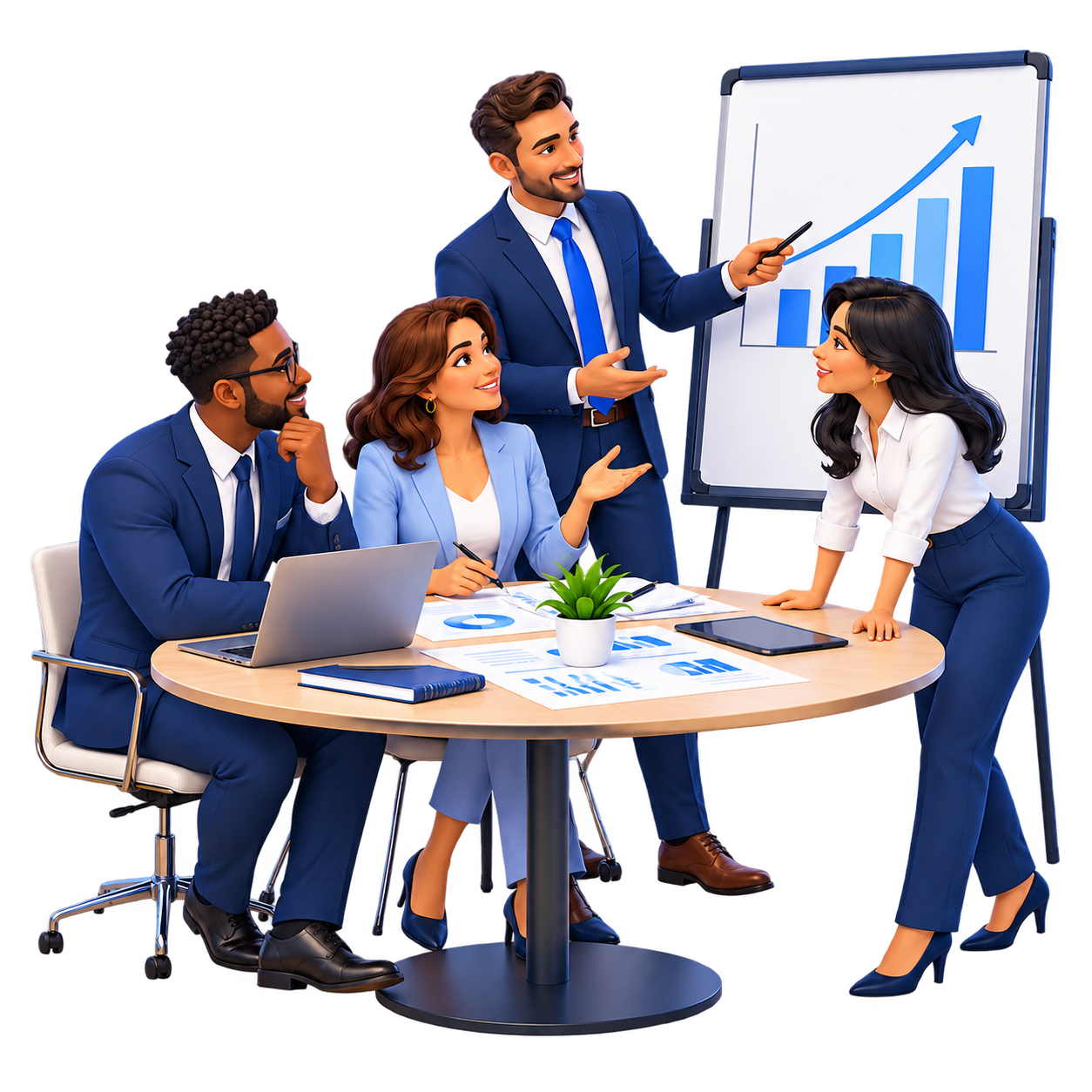 Business Consulting professional services illustration